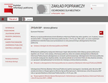 Tablet Screenshot of bip.zppszczyna.pl